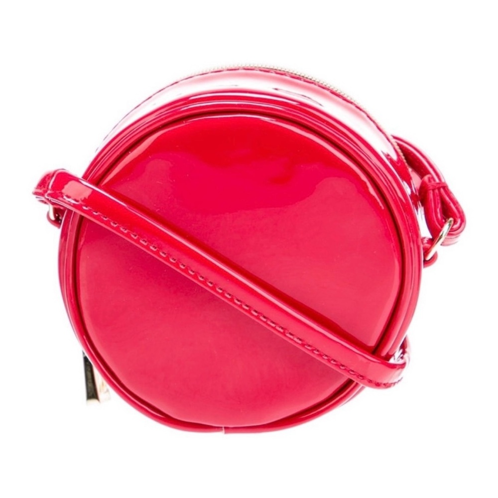 Marc Jacobs Mini Patent Leather Red Circular Crossbody NWT - Picture 4 of 7